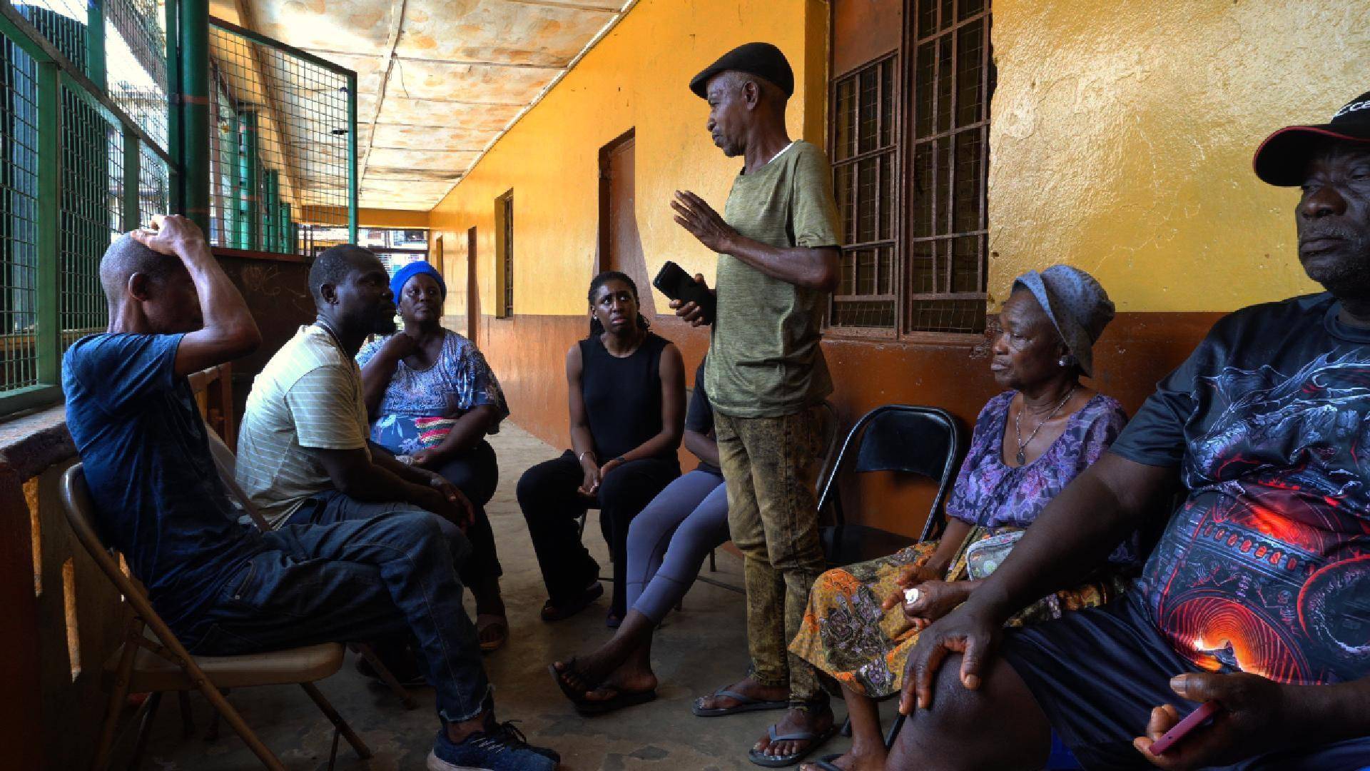 Young leaders standing together in unity and solidarity
