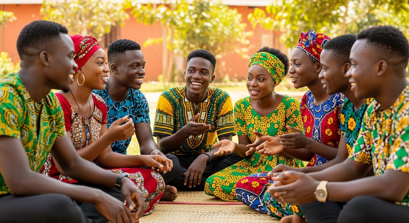 Young leaders standing together in unity and solidarity